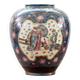 Antique Japanese porcelain vases, Meiji period, 19th century, oriental porcelain art, in