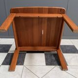 Solid Teak coffee table by S. Burchardt Nielsen 1960s