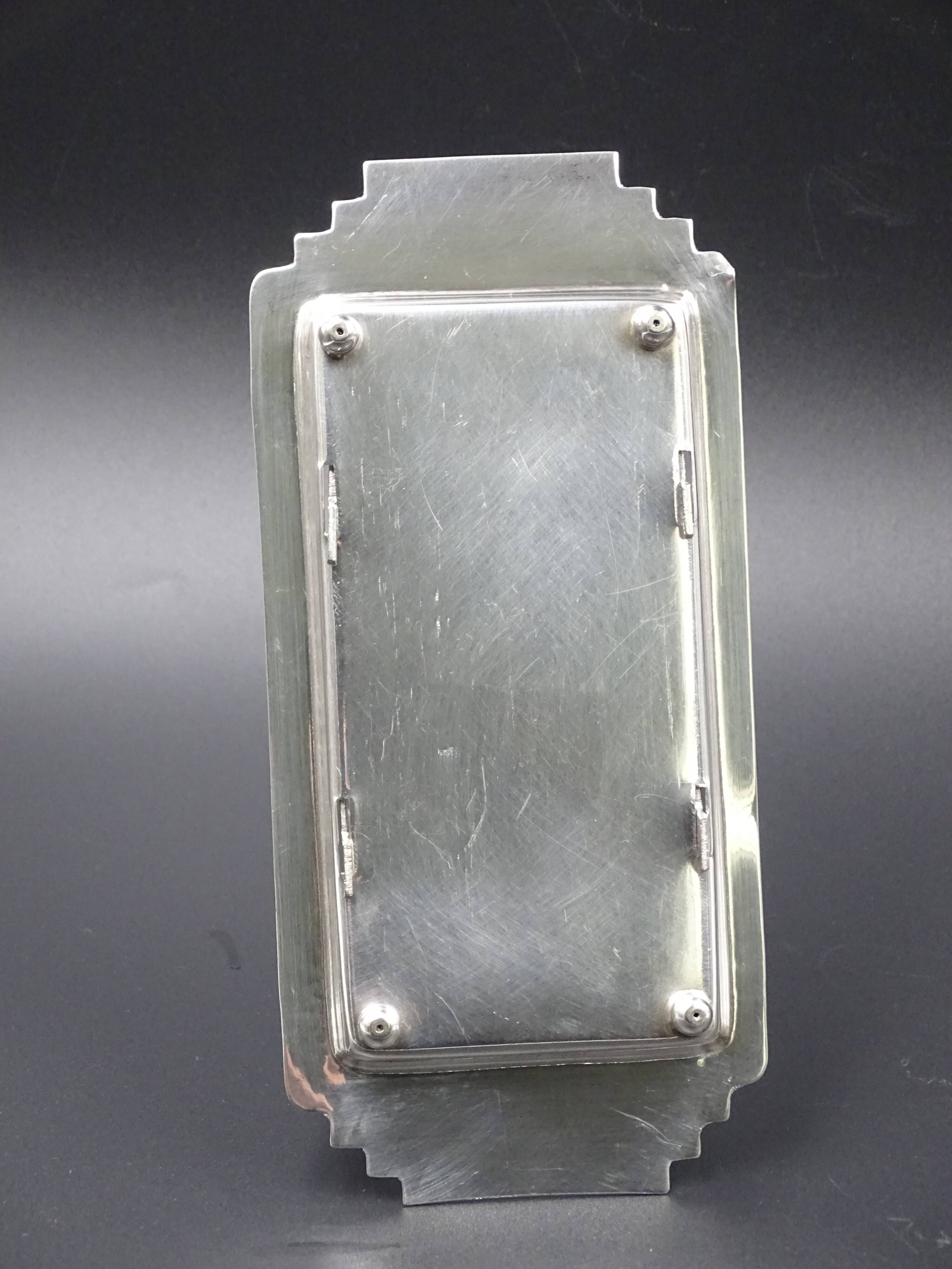 Silver metal toast holder, circa 1940 - good condition