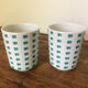 2 tasses vintage Villeroy & Boch