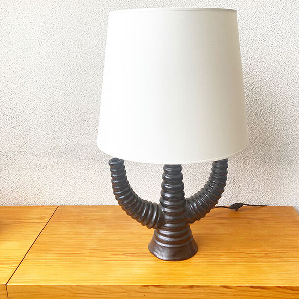 Ceramic lamp 1950 cactus