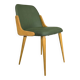 Chaise vintage vinyle vert