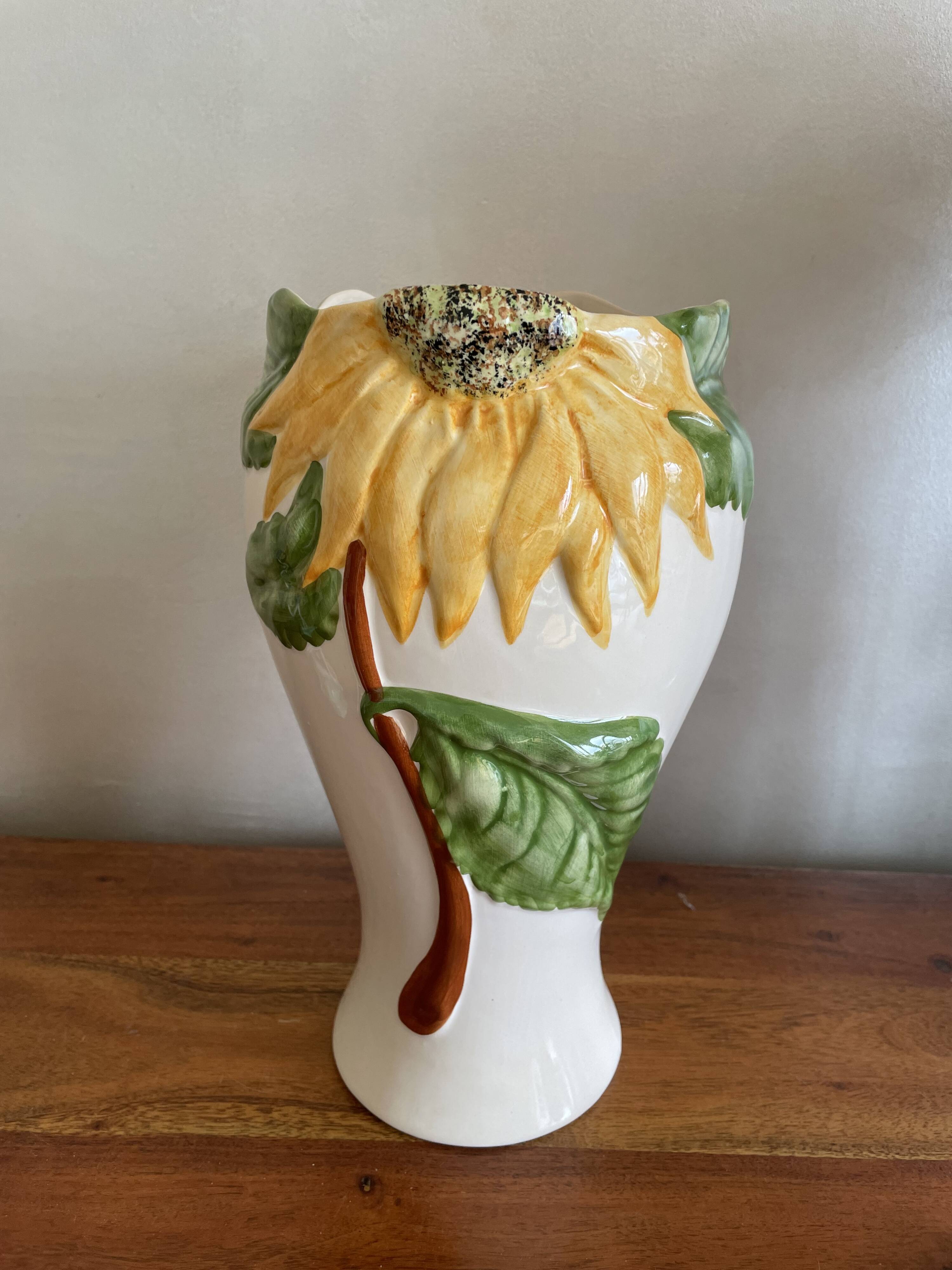 Large sunflower vase
