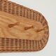 Rattan and wood wall coat rack by ULUV, former Czechoslovakia 1960