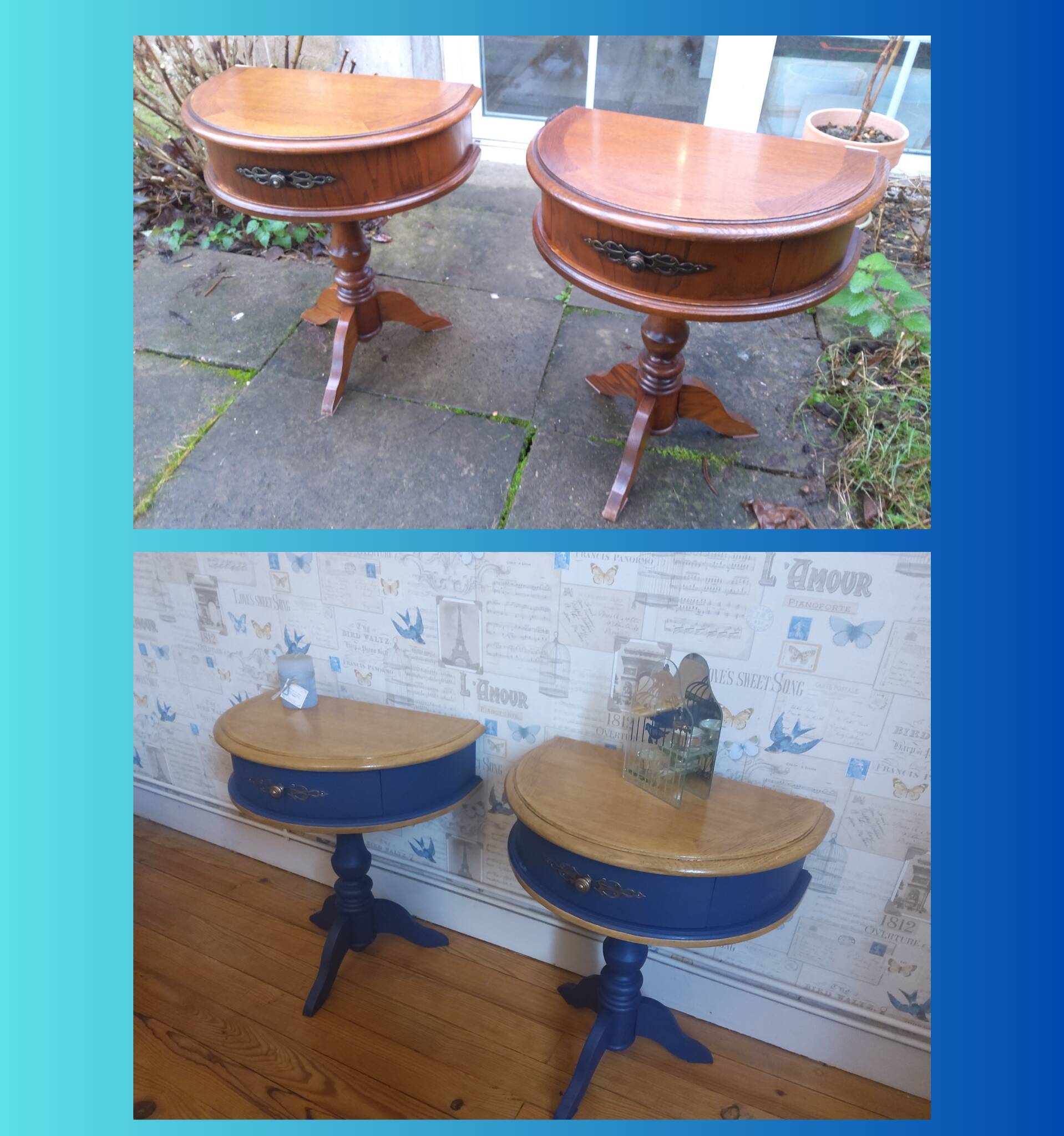 Pair of bedside tables