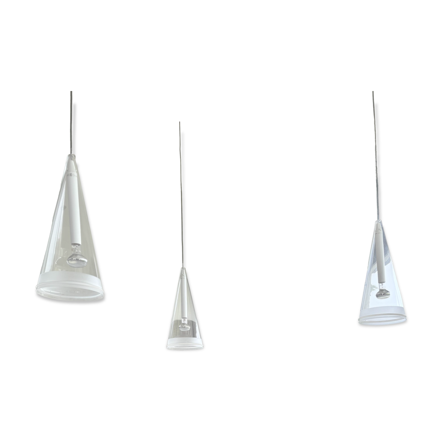 Flos Fucsia 3 suspensions Achille Castiglioni