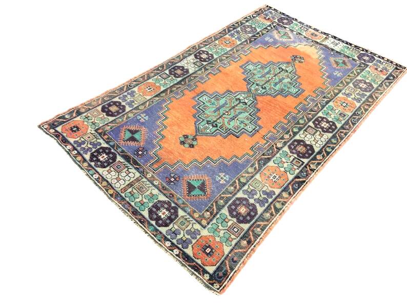 Colourful Oushak Turkish Carpet