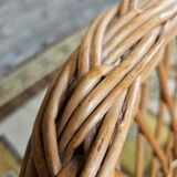 Vintage rattan armchair