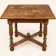 Louis XIII side table, solid oak, turned legs, 17th century.