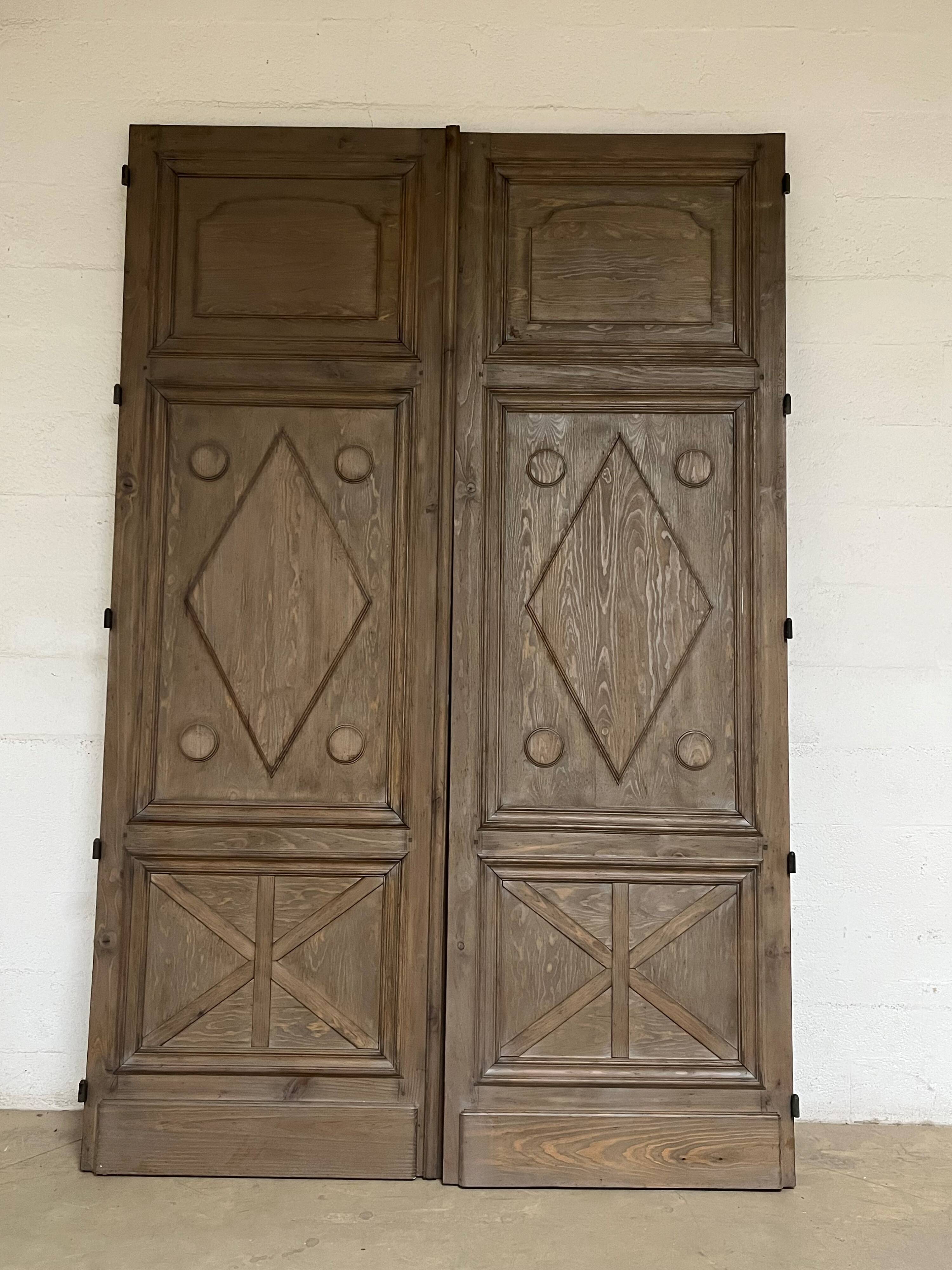 Huge pair of doors with frame