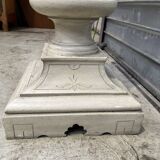 Carved wooden column