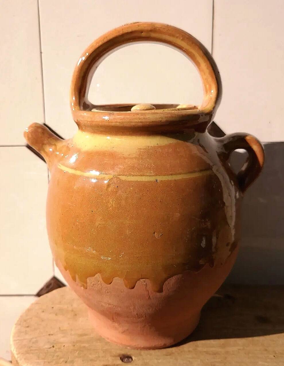 Gargoulette, Cruche en terre cuite vernissée