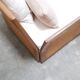 Fauteuil vintage en bois et cannage