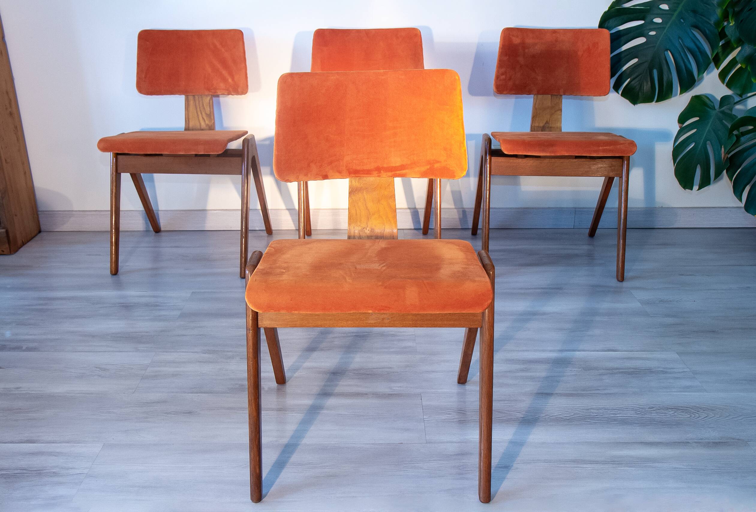 set of 4 Hillestack chairs, Robin Day, 1950