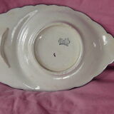 Lunch Faience toast of Gien XIXem century
