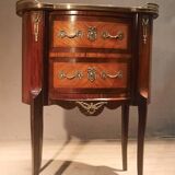 Commode tambour à porte  en plaquage