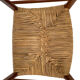 Mid-century teak dining chair by Arne Wahl Iversen for Glyngøre Stolefabric