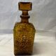 Amber glass carafe