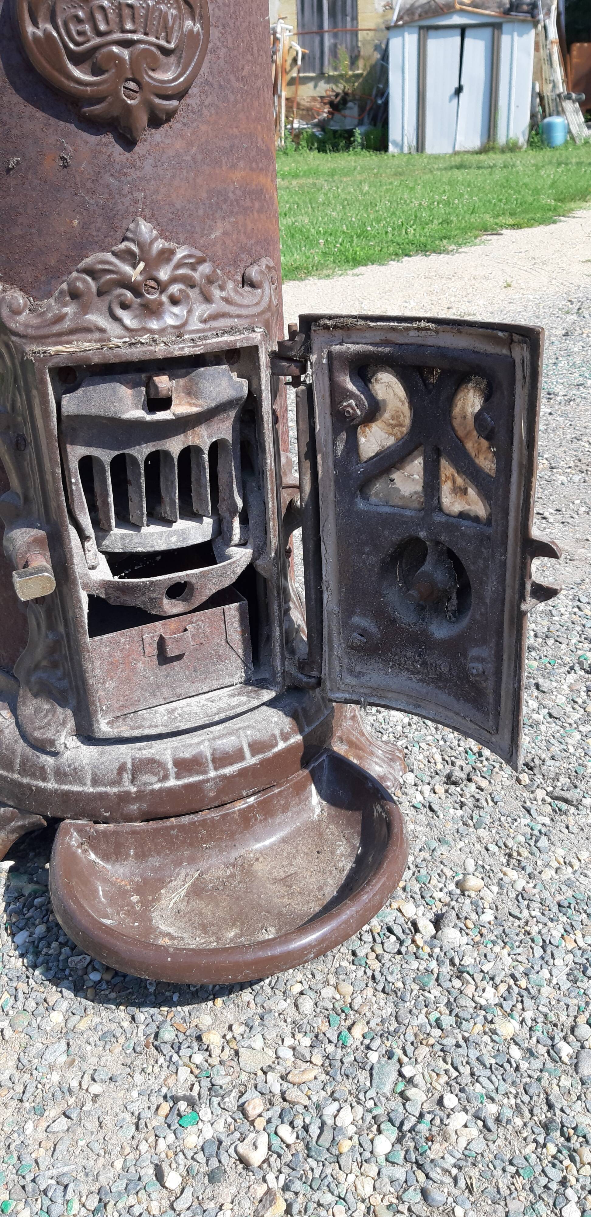 Poele Godin Enamelled cast iron