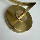 Pair of vintage opaline wall lights