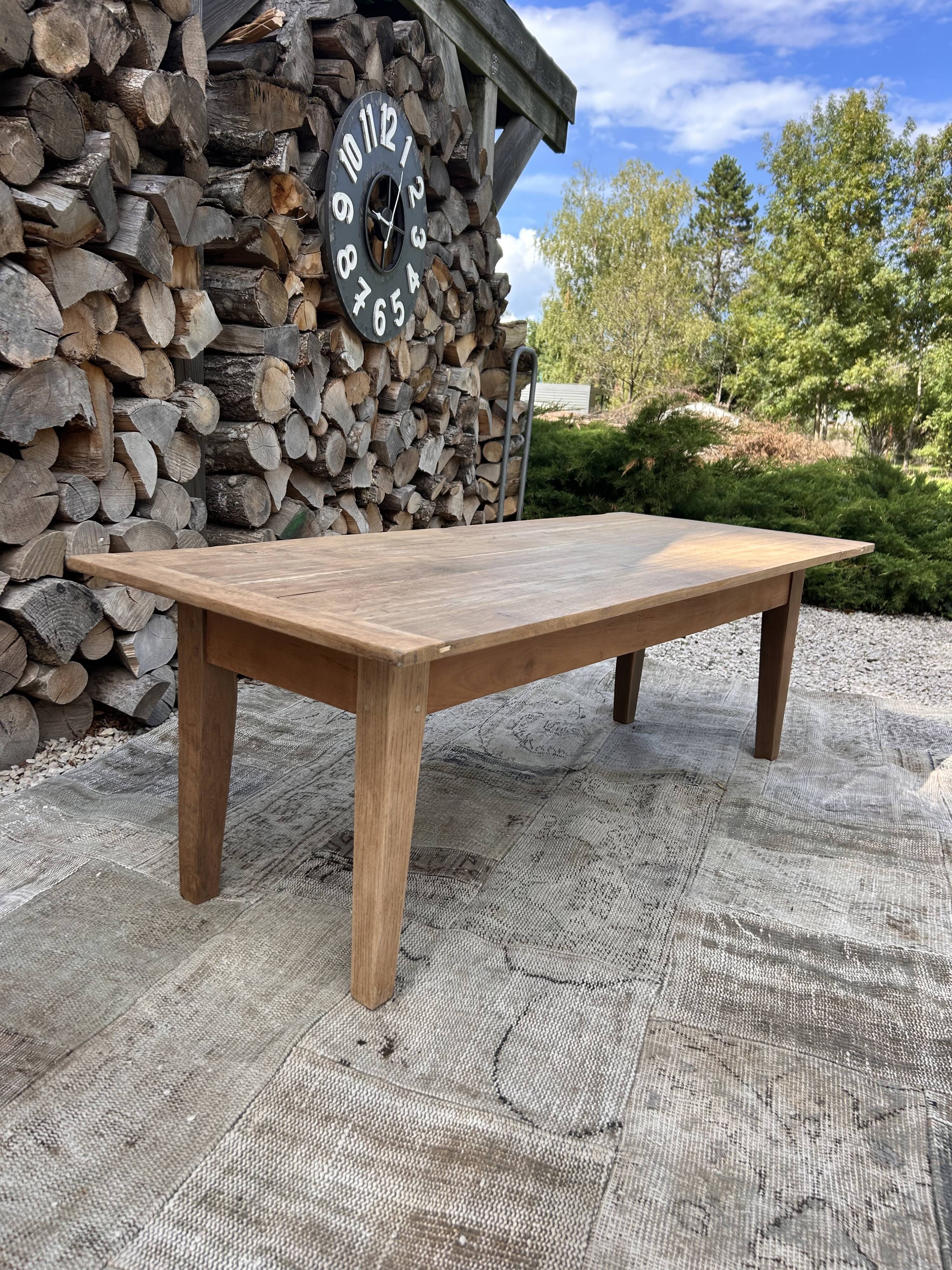 Renovated solid wood coffee table