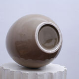 Beige ceramic vase egg shape