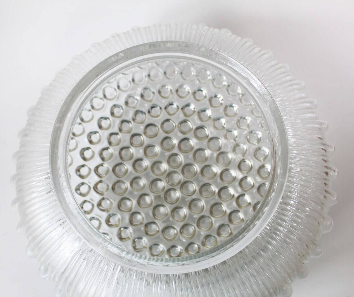 Grand globe de lampe vintage en verre transparent, globe de remplacement