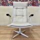 Swivel armchair in metal and Bakelite, 1960s design.