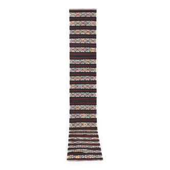 Tapis vintage turc de oushak tissé à la main 69x465 cm