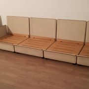 Canapé modulable de Riccardo Arbizzoni pour Zanotta 1978. Modèle Redifiori lot de 5