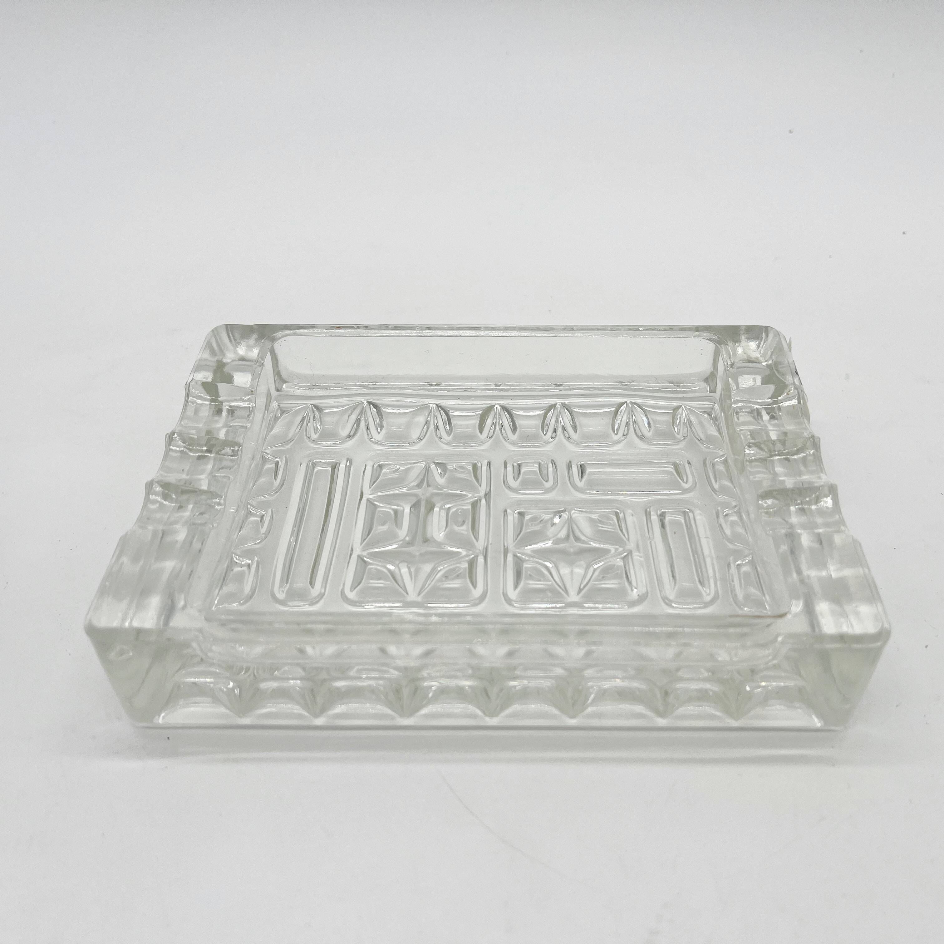 Glass ashtray by Vladislav Urban, 1960