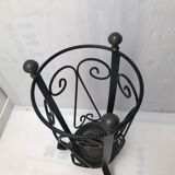 Wrought iron umbrella holder
