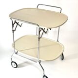 Vintage Kartell Gastone Foldable Bar Cart by Antonio Citterio, 1980s Italy