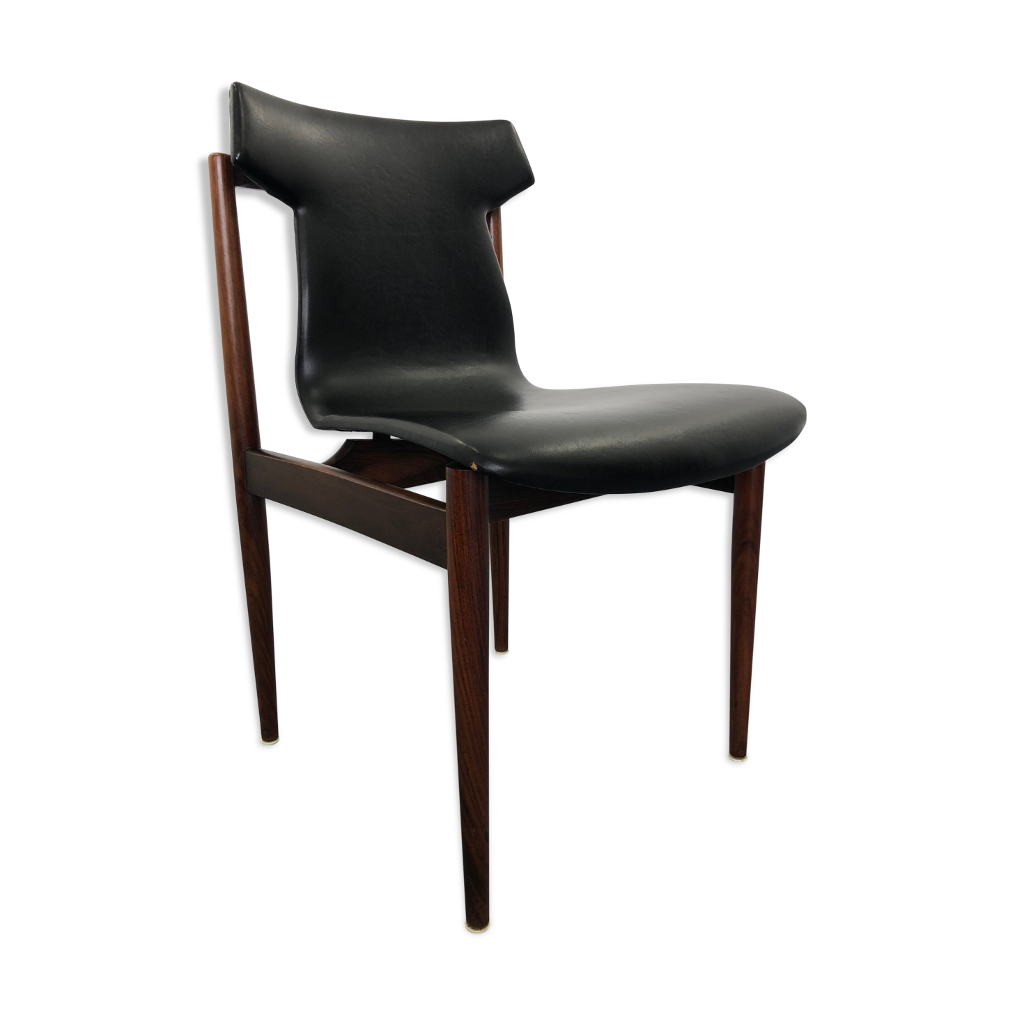 Rosewood Dining Chair by Inger Klingenberg for Fristho,  1960s,