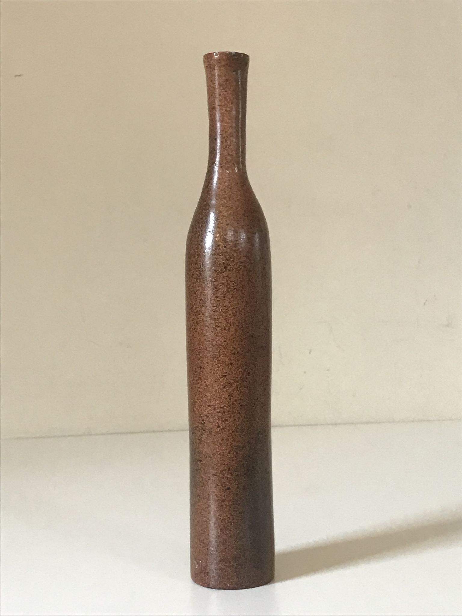 Vase soliflore col fin vintage design annees 70