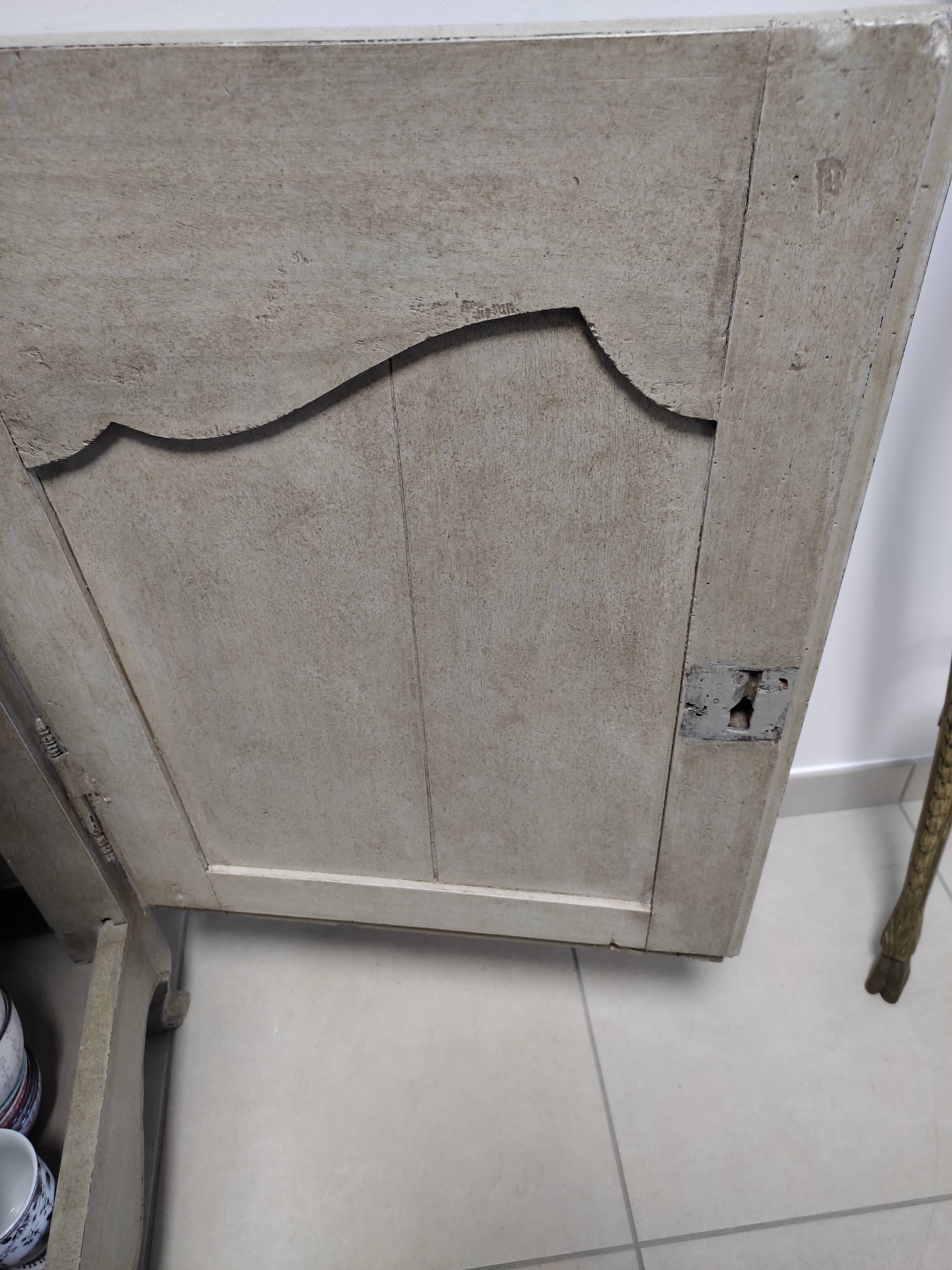 Patinated Louis XVI low era buffet