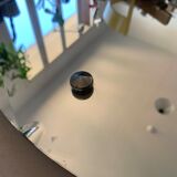 Old beveled round mirror 60cm