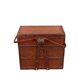Rattan picnic basket, 20th century