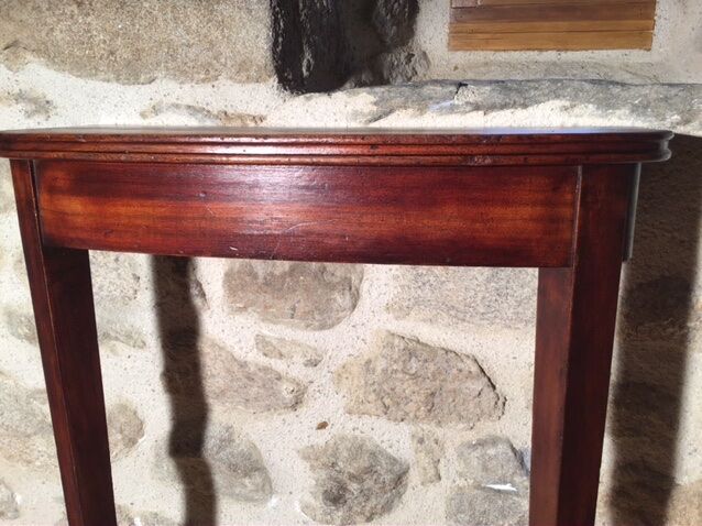 Mahogany console, first half of the 20th century