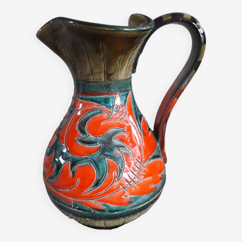 Vase vintage signé en céramique italienne