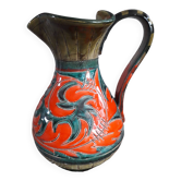 Vintage signed vase in Italian ceramic