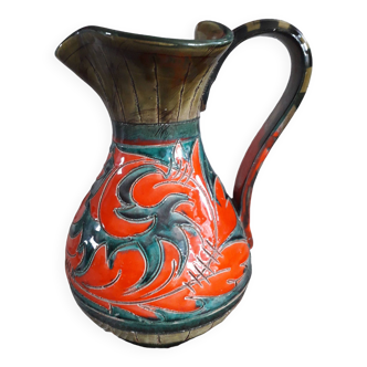 Vintage signed vase in Italian ceramic