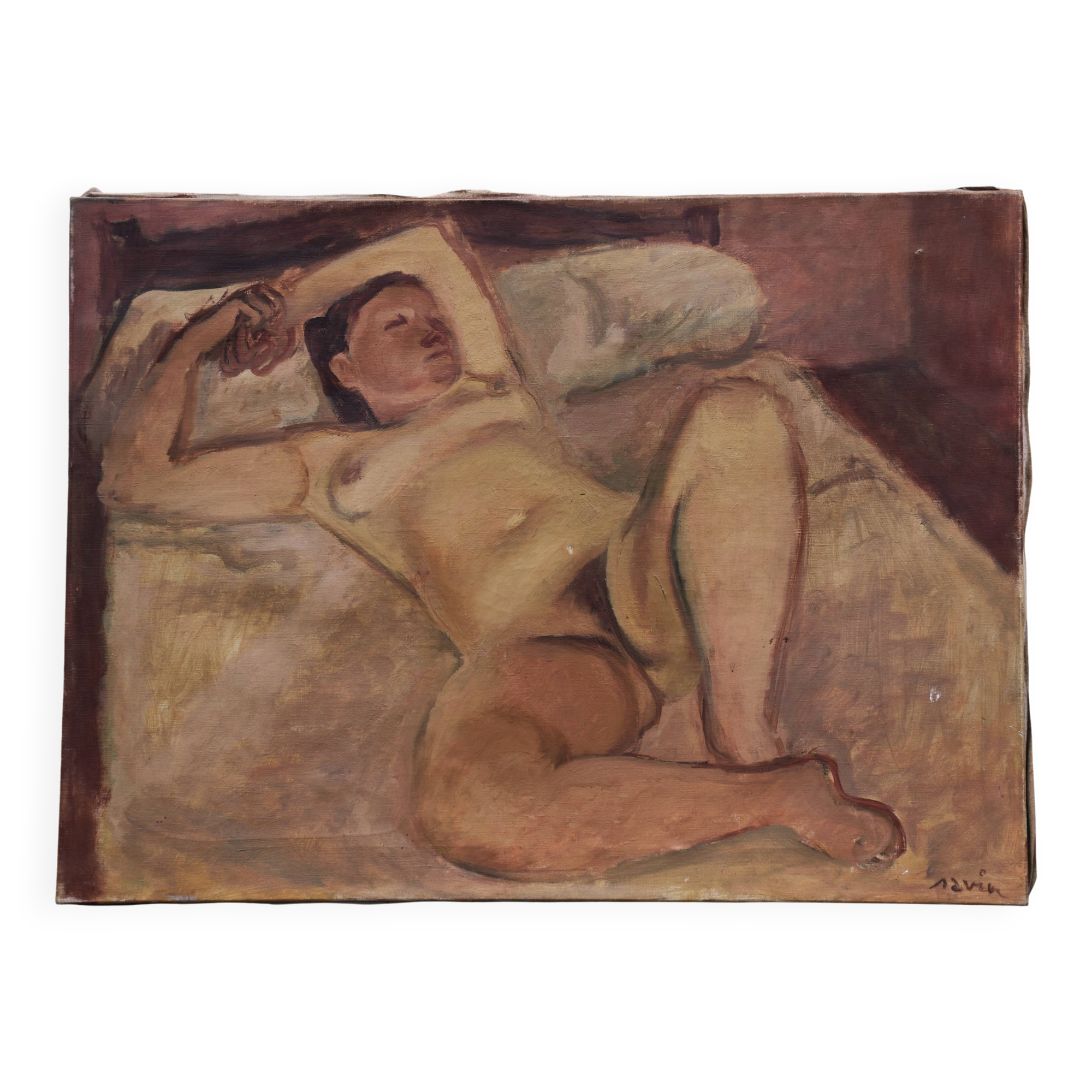 Maurice Savin, Nude Reclining (1940)