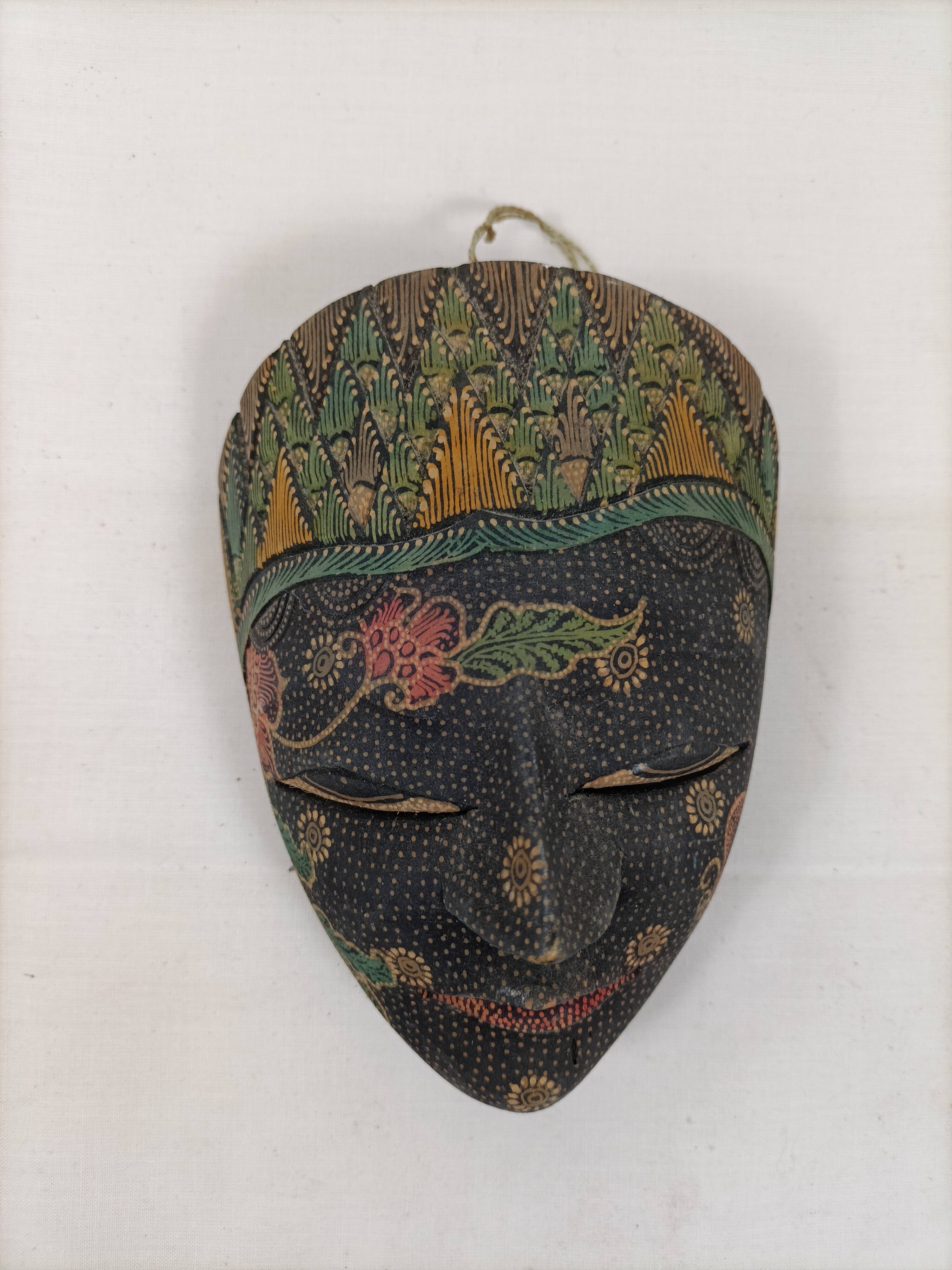 Wooden decorative mask, Bali