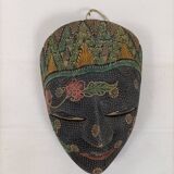 Masque de décoration en bois, Bali