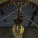 Oriental brass floor lamp from the early 20th century