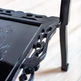 Antique Side Table with Ceramic Top, 1890s