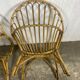 Paire de fauteuils rotin