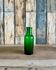Green glass vase