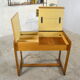 Vintage yann blond wooden desk 1960 / 1970